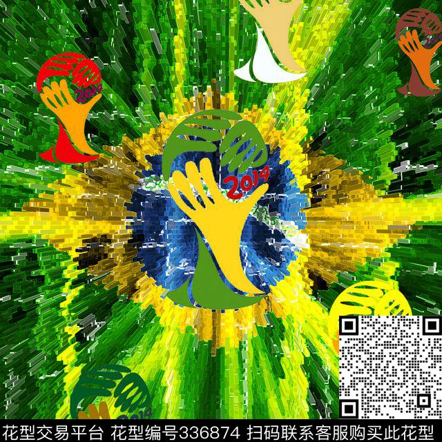 为艺术泼墨（写意）印花华亿平台下载（图片编号: 336874） - 瓦栏（Walan）