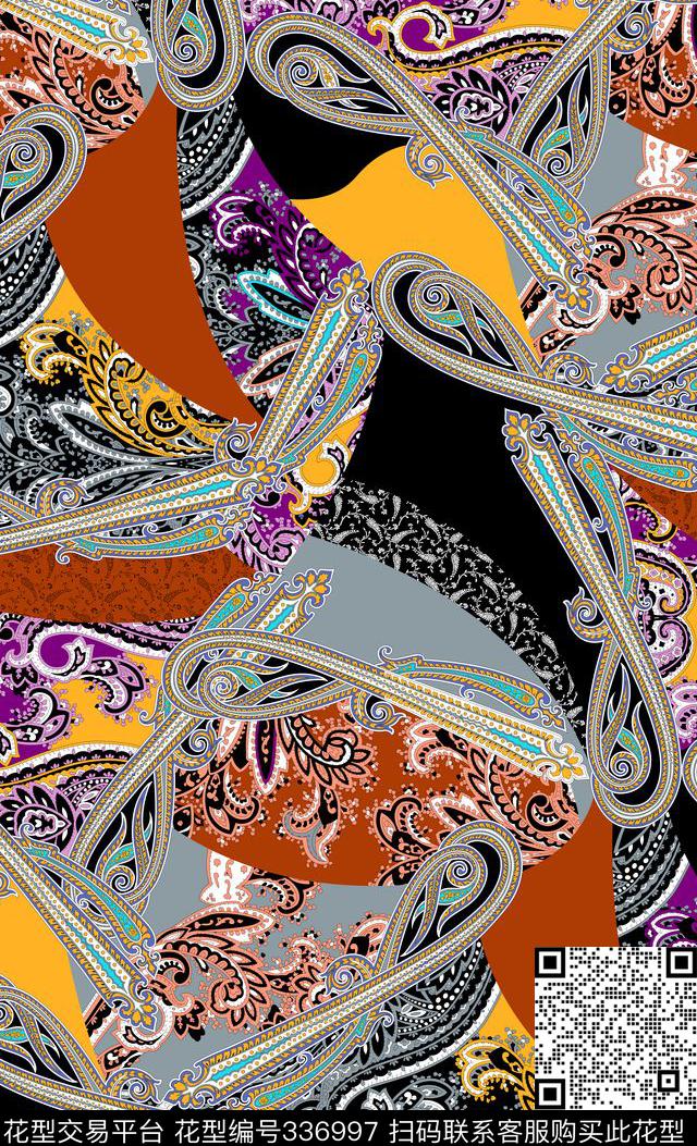 宫廷风花卉大理石数码印花华亿平台下载（图片编号: 336997） - 瓦栏（Walan）