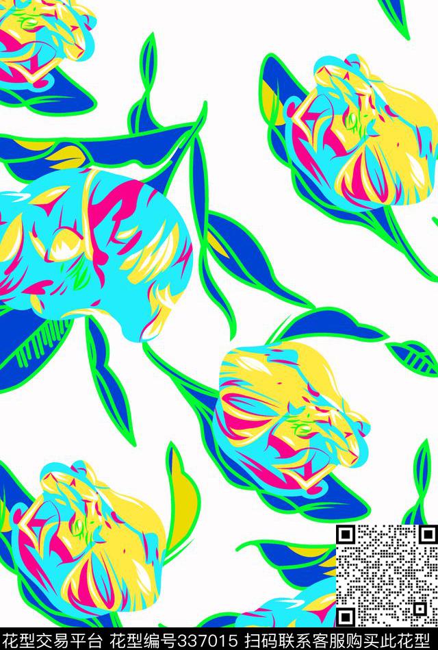 分色传统印花传统印花华亿平台下载（图片编号: 337015） - 瓦栏（Walan）