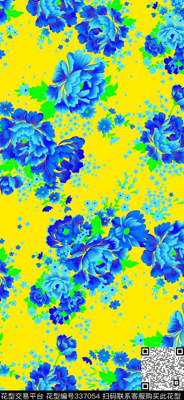 分色传统印花传统印花华亿平台下载（图片编号: 337054） - 瓦栏（Walan）