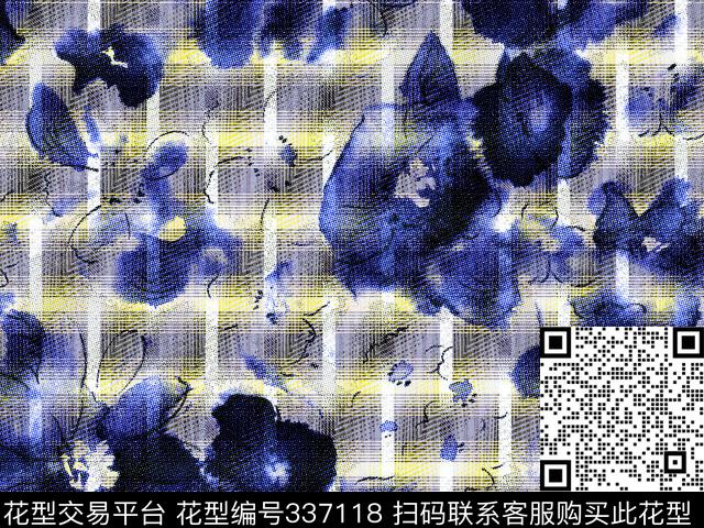 四方两方连续数码印花华亿平台下载（图片编号: 337118） - 瓦栏（Walan）