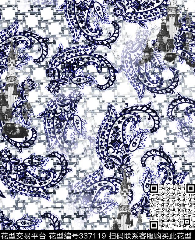 腰果大牌男装数码印花华亿平台下载（图片编号: 337119） - 瓦栏（Walan）