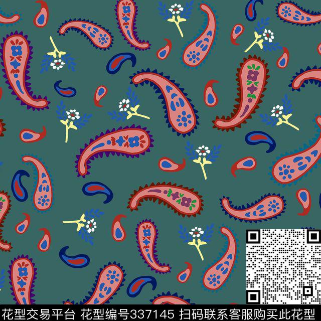 ♥红桃A〖佩利斯纹〗传统印花华亿平台下载（图片编号: 337145） - 瓦栏（Walan）