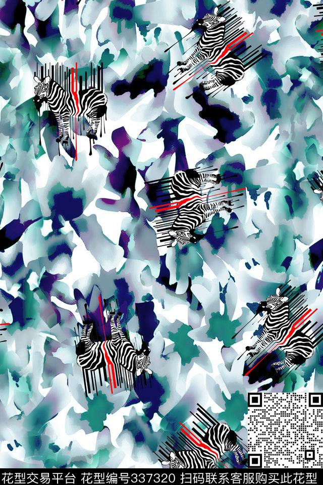 抽象数码印花华亿平台下载（图片编号: 337320） - 瓦栏（Walan）