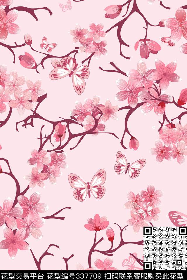 花鸟花卉传统印花华亿平台下载（图片编号: 337709） - 瓦栏（Walan）