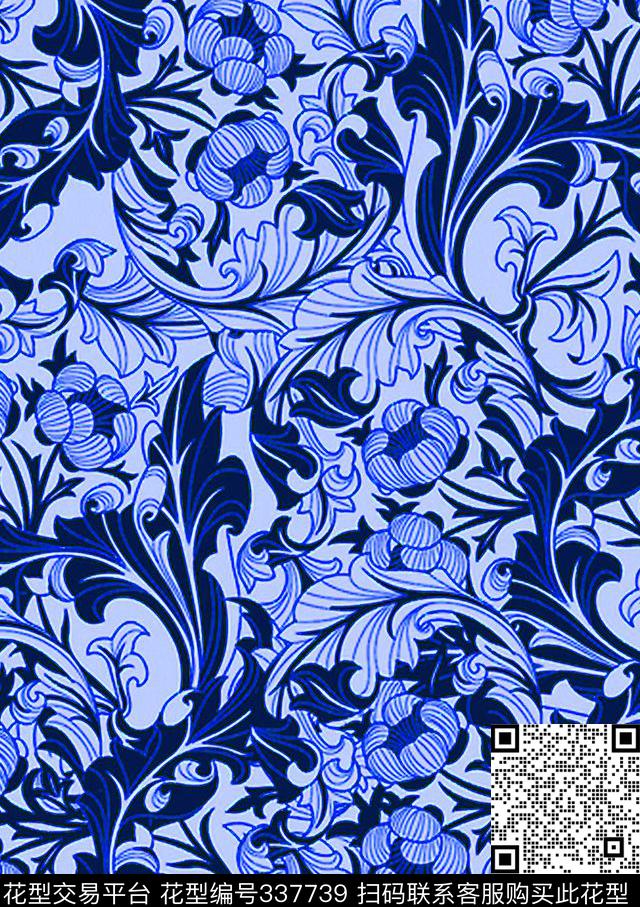 传统印花华亿平台下载（图片编号: 337739） - 瓦栏（Walan）