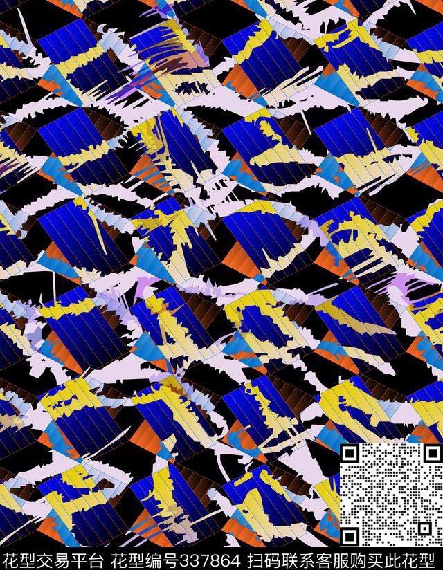 传统印花华亿平台下载（图片编号: 337864） - 瓦栏（Walan）