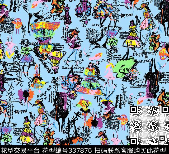 分色传统印花传统印花华亿平台下载（图片编号: 337875） - 瓦栏（Walan）