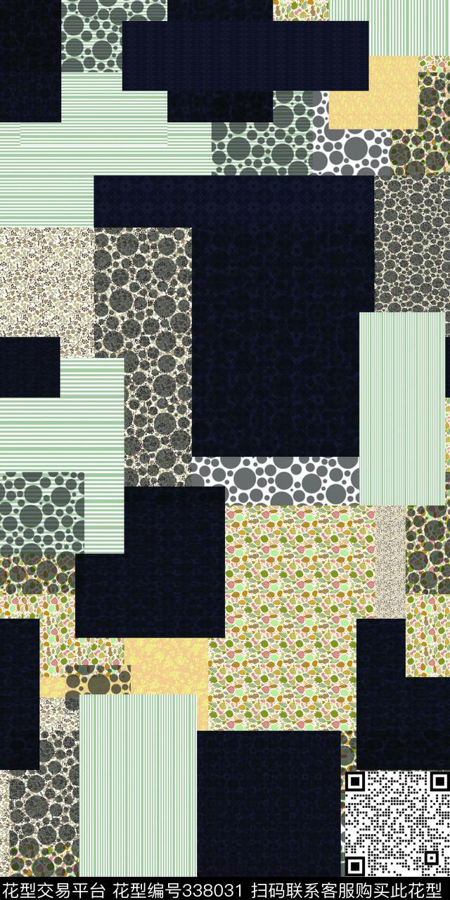 为艺术泼墨（写意）传统印花华亿平台下载（图片编号: 338031） - 瓦栏（Walan）