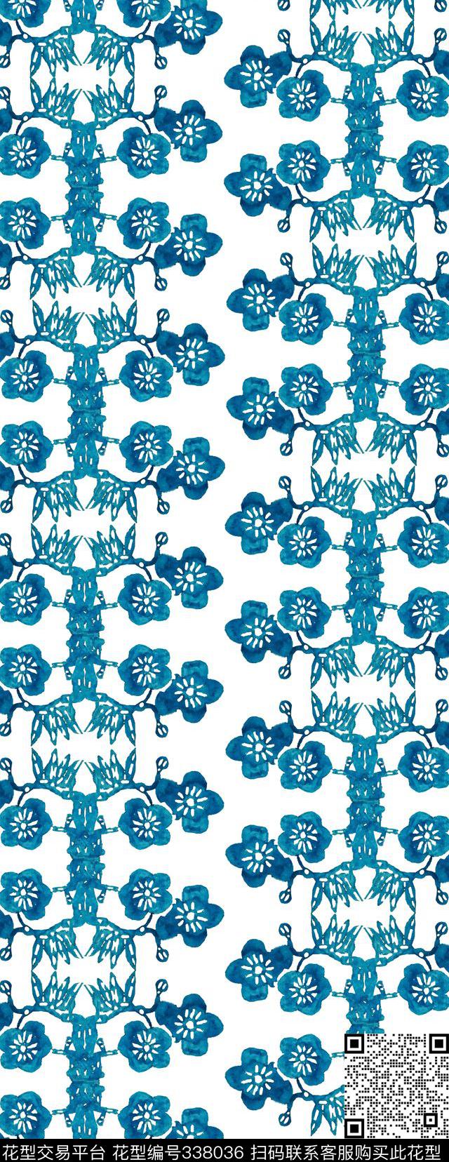 传统印花华亿平台下载（图片编号: 338036） - 瓦栏（Walan）