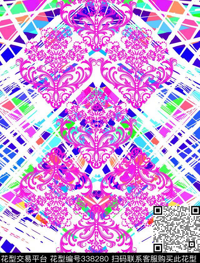 传统印花华亿平台下载（图片编号: 338280） - 瓦栏（Walan）