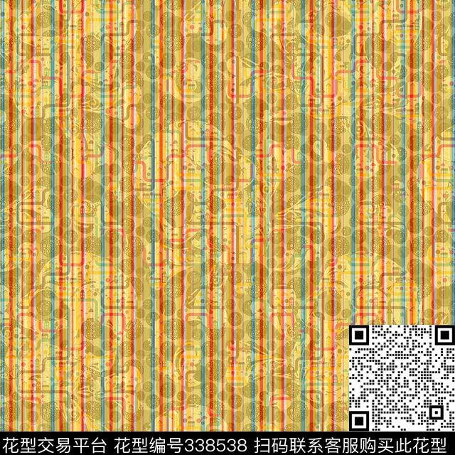 佩斯里卷草传统花纹纹样传统印花华亿平台下载（图片编号: 338538） - 瓦栏（Walan）