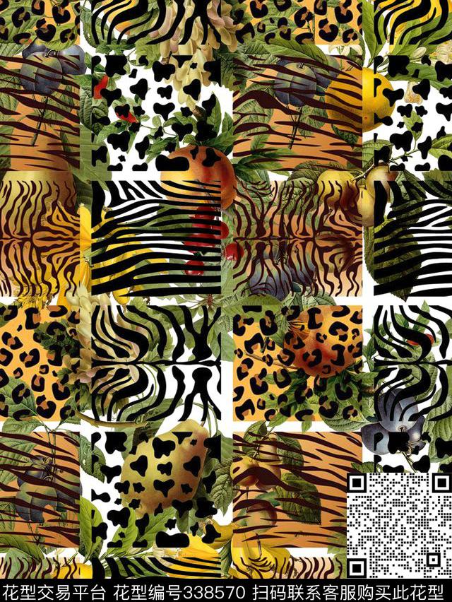 动物纹豹纹斑马纹数码印花华亿平台下载（图片编号: 338570） - 瓦栏（Walan）