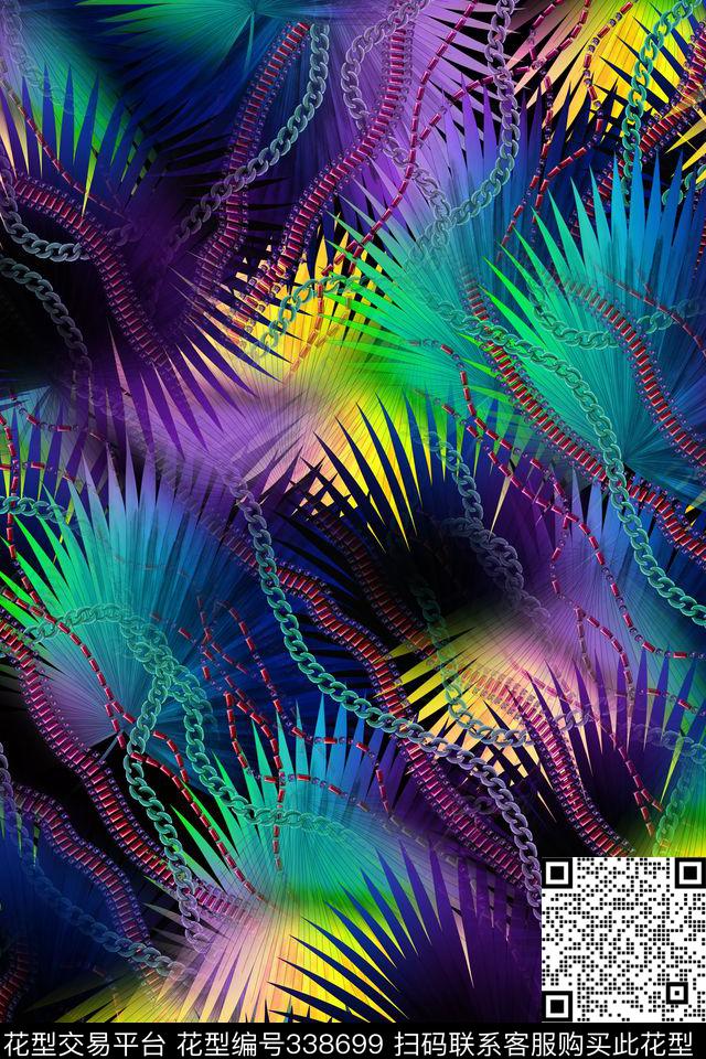 水果、叶子珠宝、配饰数码印花华亿平台下载（图片编号: 338699） - 瓦栏（Walan）