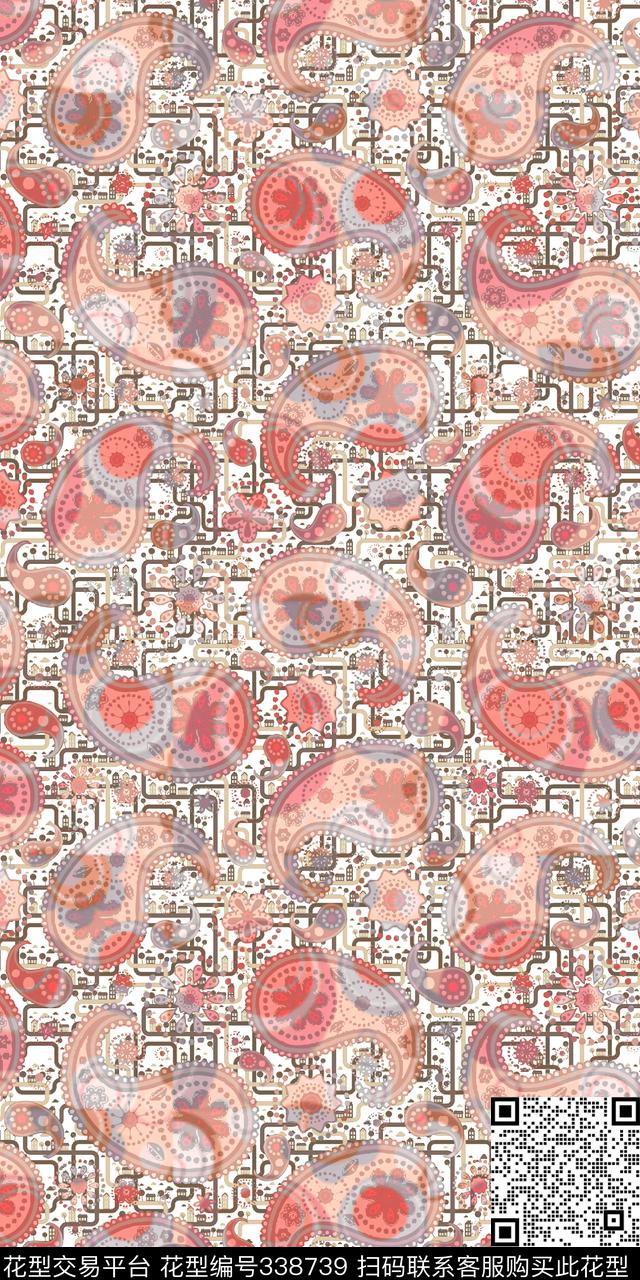 得意之作传统印花华亿平台下载（图片编号: 338739） - 瓦栏（Walan）