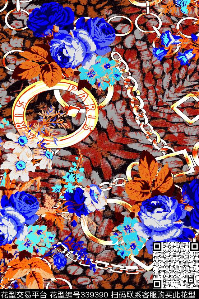 花卉传统印花华亿平台下载（图片编号: 339390） - 瓦栏（Walan）
