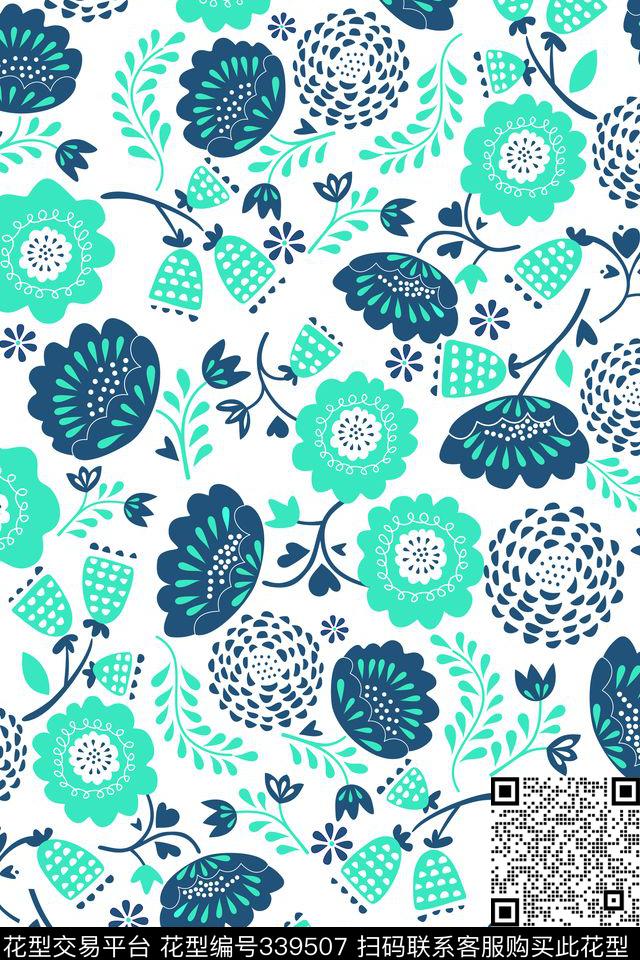 传统印花华亿平台下载（图片编号: 339507） - 瓦栏（Walan）