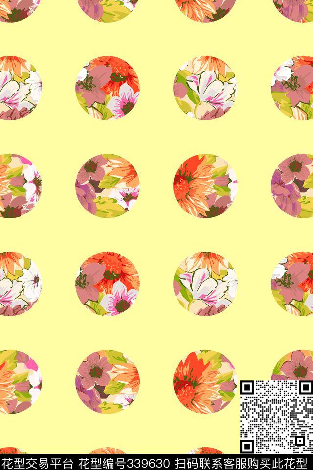 数字/字母/波点/波普数码印花华亿平台下载（图片编号: 339630） - 瓦栏（Walan）