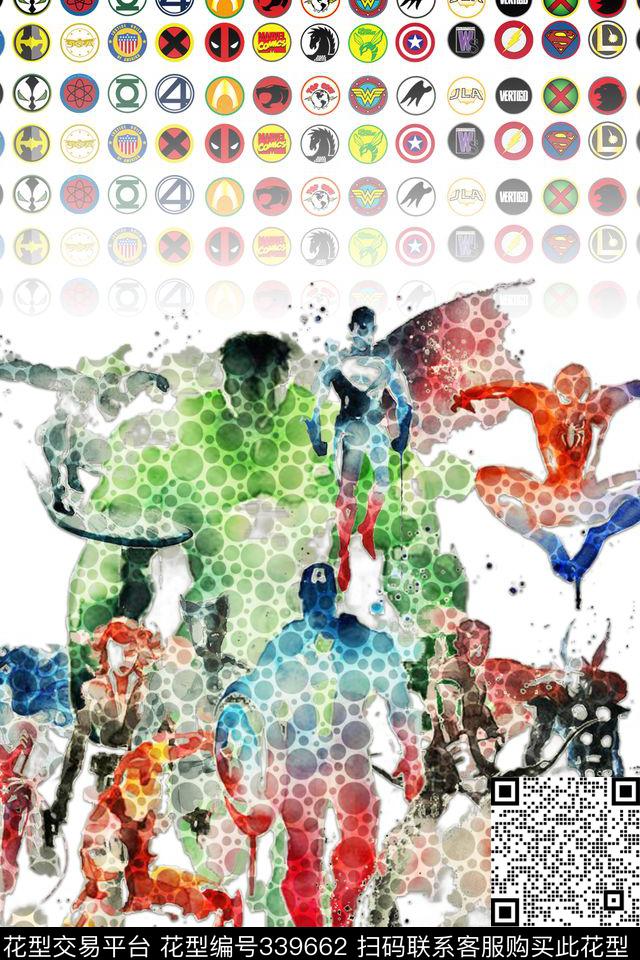 卡通数码印花华亿平台下载（图片编号: 339662） - 瓦栏（Walan）