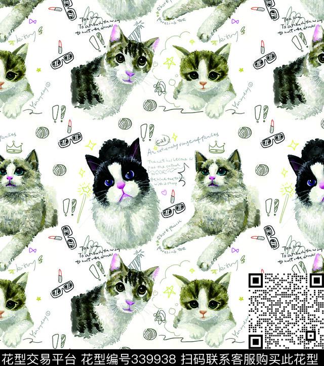 ♥红桃A〖动物世界〗数码印花华亿平台下载（图片编号: 339938） - 瓦栏（Walan）