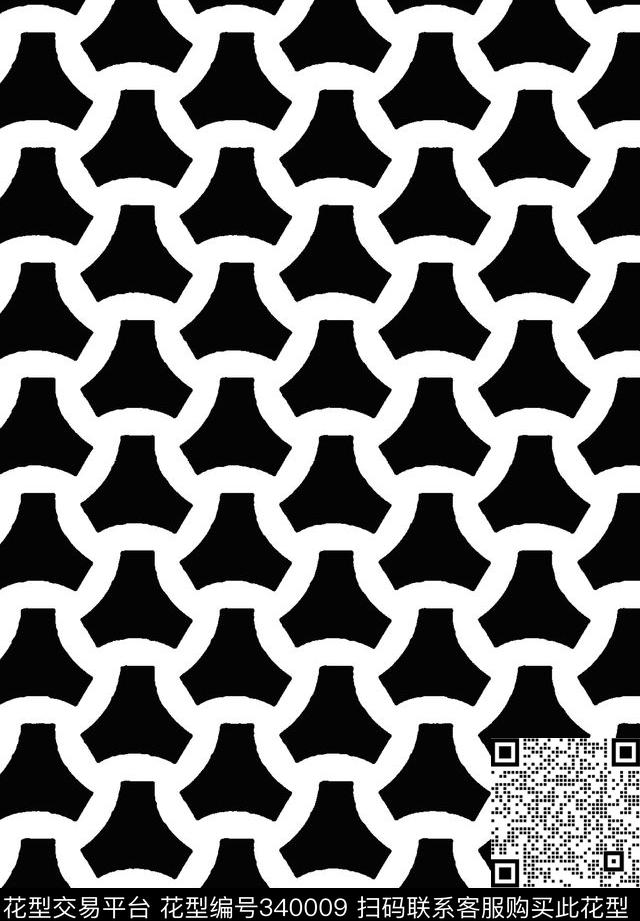 几何传统印花华亿平台下载（图片编号: 340009） - 瓦栏（Walan）