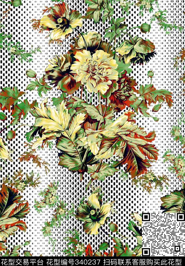 传统印花华亿平台下载（图片编号: 340237） - 瓦栏（Walan）