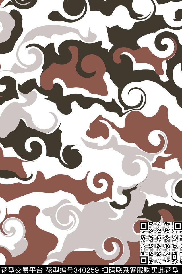 男装图案传统印花华亿平台下载（图片编号: 340259） - 瓦栏（Walan）