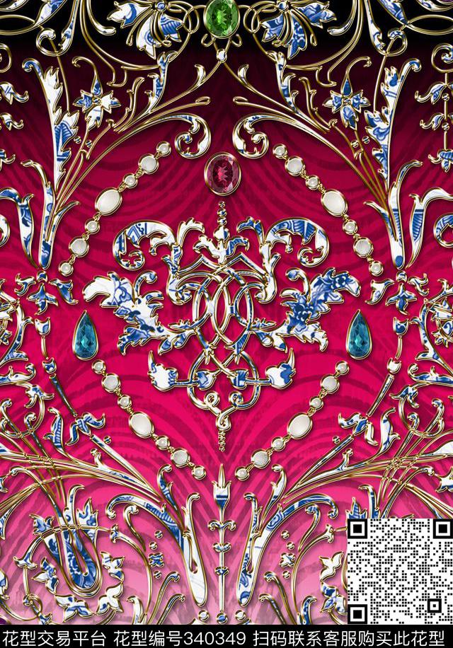 W-珠宝配饰/Jewellery数码印花华亿平台下载（图片编号: 340349） - 瓦栏（Walan）