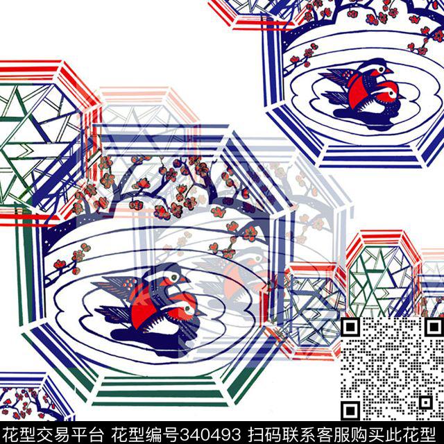 传统印花华亿平台下载（图片编号: 340493） - 瓦栏（Walan）