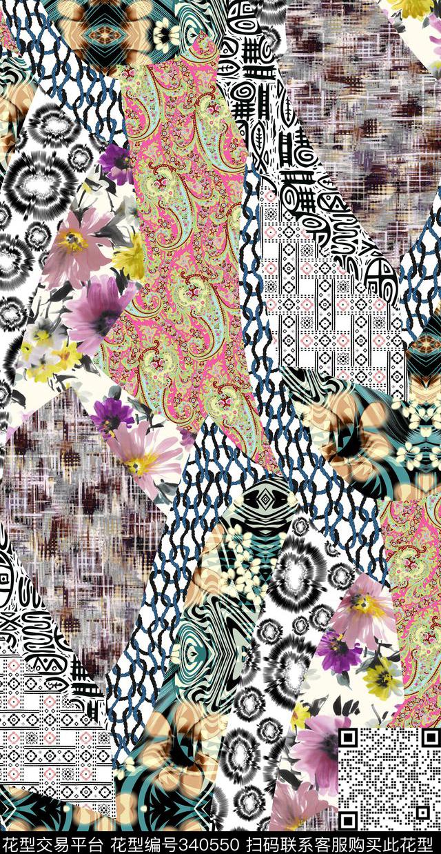 传统印花华亿平台下载（图片编号: 340550） - 瓦栏（Walan）