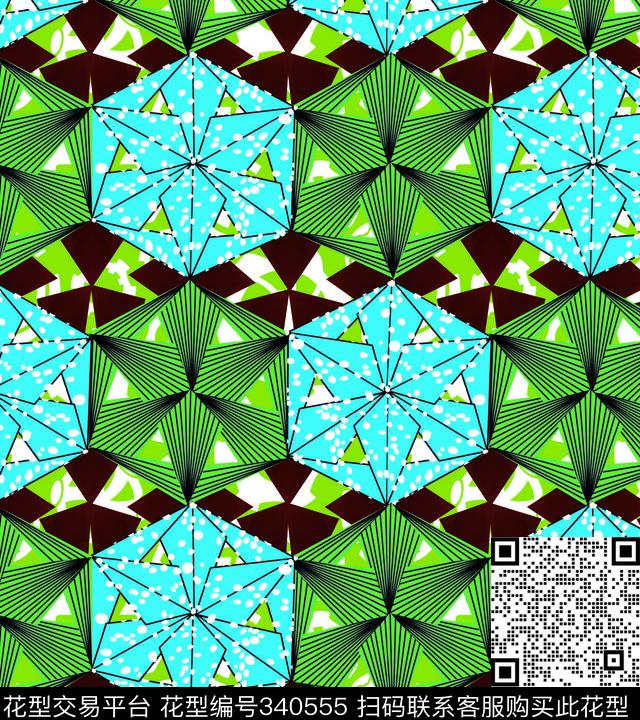 几何传统印花华亿平台下载（图片编号: 340555） - 瓦栏（Walan）