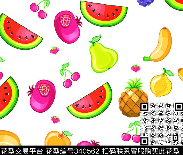水果传统印花华亿平台下载（图片编号: 340562） - 瓦栏（Walan）