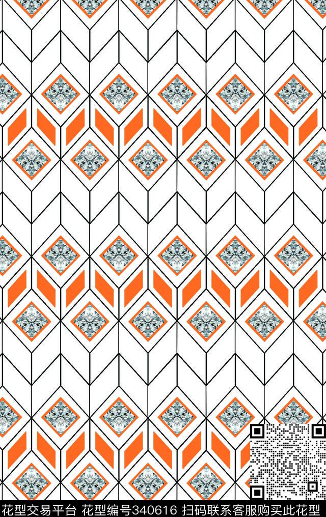 民族风数码印花华亿平台下载（图片编号: 340616） - 瓦栏（Walan）