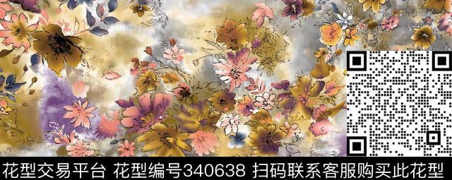 四方两方连续数码印花华亿平台下载（图片编号: 340638） - 瓦栏（Walan）