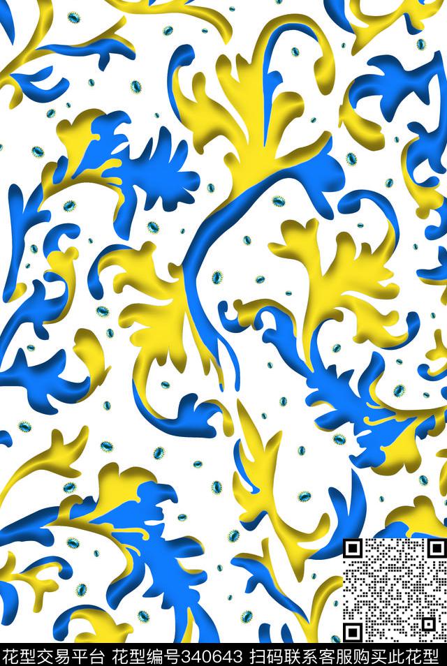 民族风传统印花华亿平台下载（图片编号: 340643） - 瓦栏（Walan）