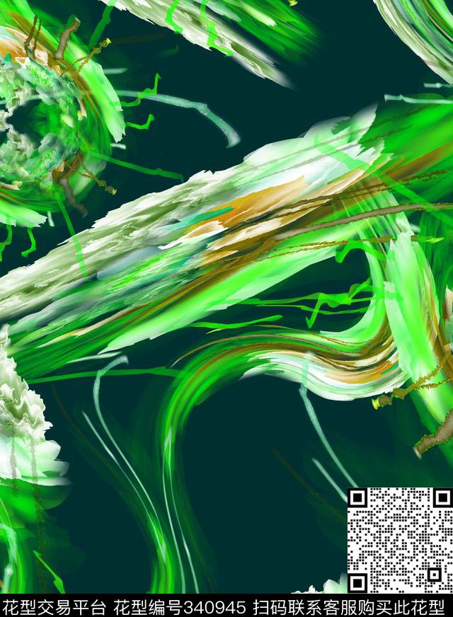 抽象欧美数码印花华亿平台下载（图片编号: 340945） - 瓦栏（Walan）