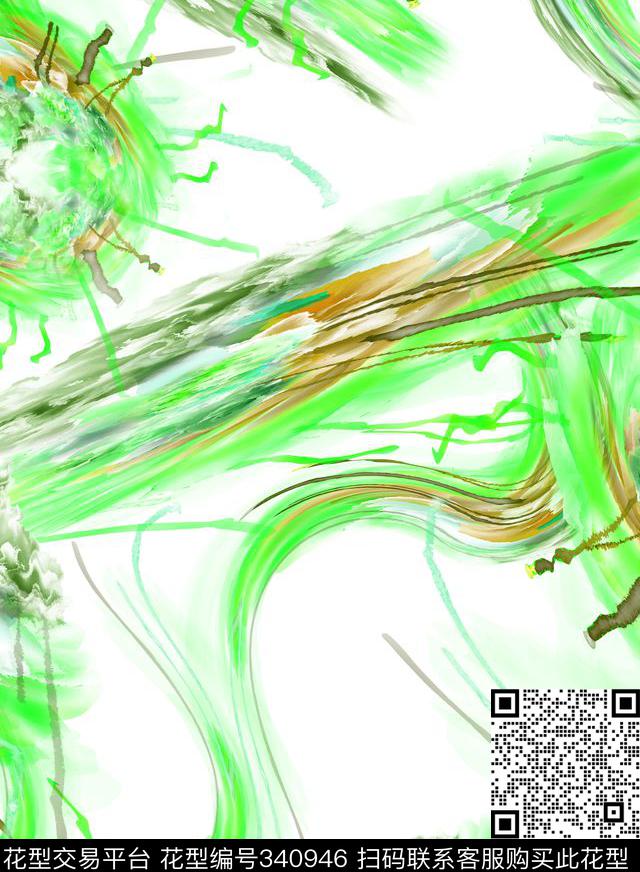 抽象数码印花华亿平台下载（图片编号: 340946） - 瓦栏（Walan）
