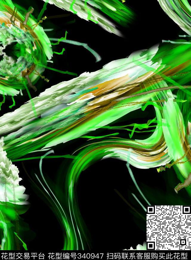 抽象数码印花华亿平台下载（图片编号: 340947） - 瓦栏（Walan）