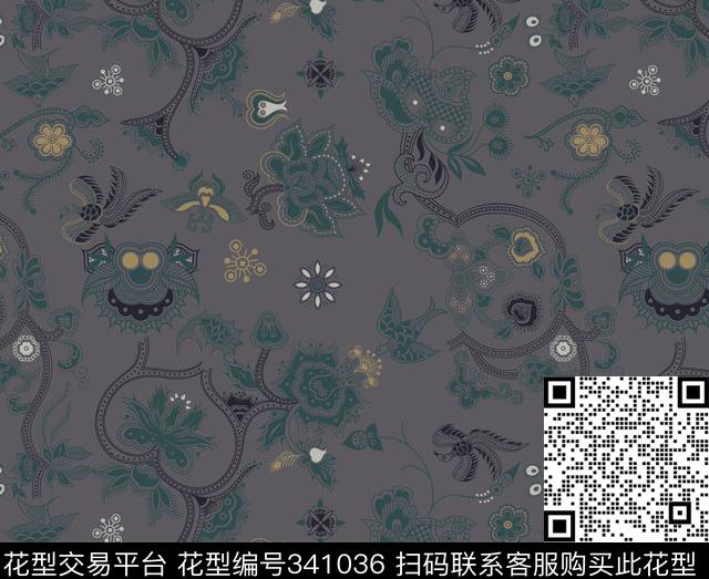 传统印花华亿平台下载（图片编号: 341036） - 瓦栏（Walan）