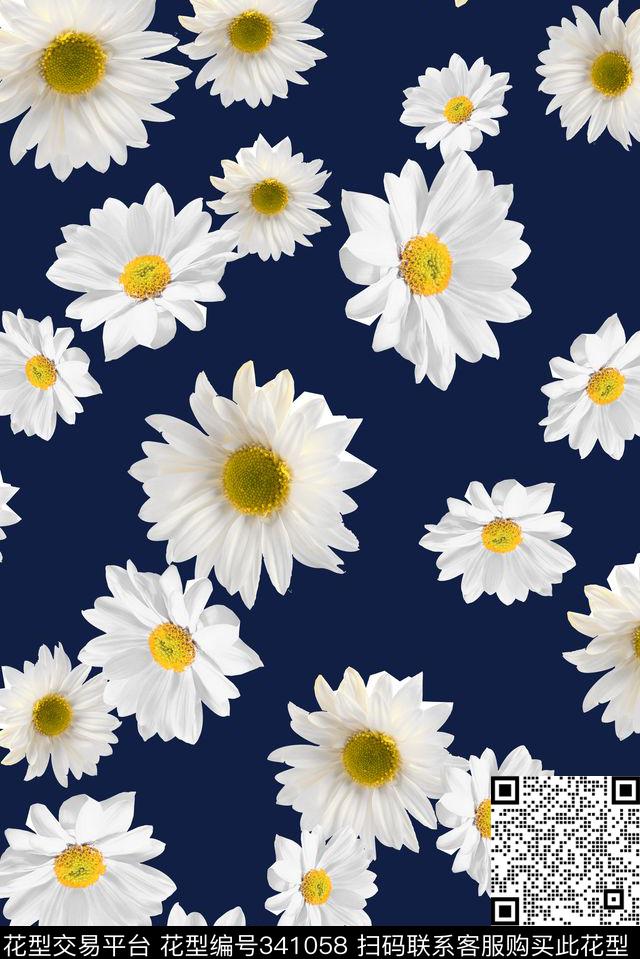 花卉数码印花华亿平台下载（图片编号: 341058） - 瓦栏（Walan）