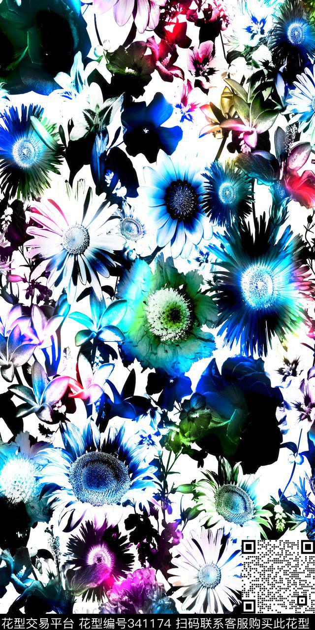 S-艺术花卉/Art数码印花华亿平台下载（图片编号: 341174） - 瓦栏（Walan）