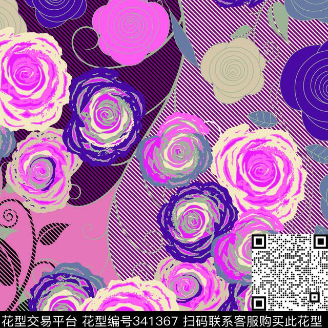 传统印花华亿平台下载（图片编号: 341367） - 瓦栏（Walan）