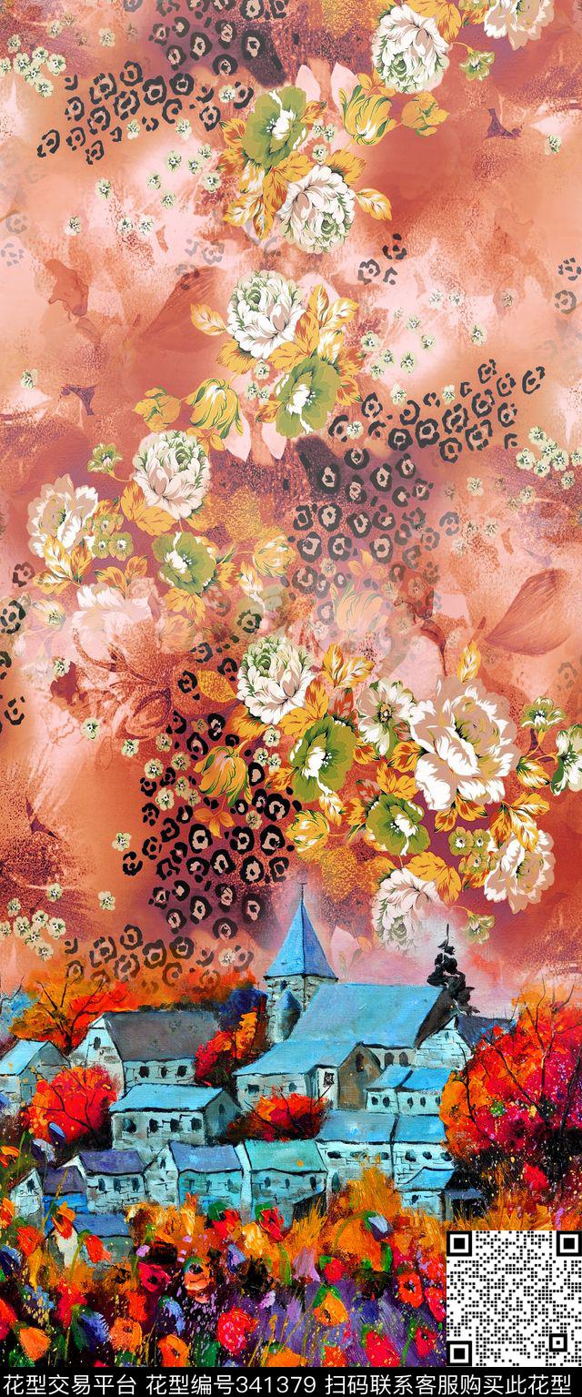 定位花传统印花华亿平台下载（图片编号: 341379） - 瓦栏（Walan）