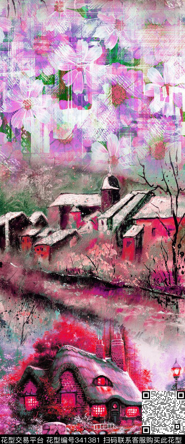 定位花传统印花华亿平台下载（图片编号: 341381） - 瓦栏（Walan）