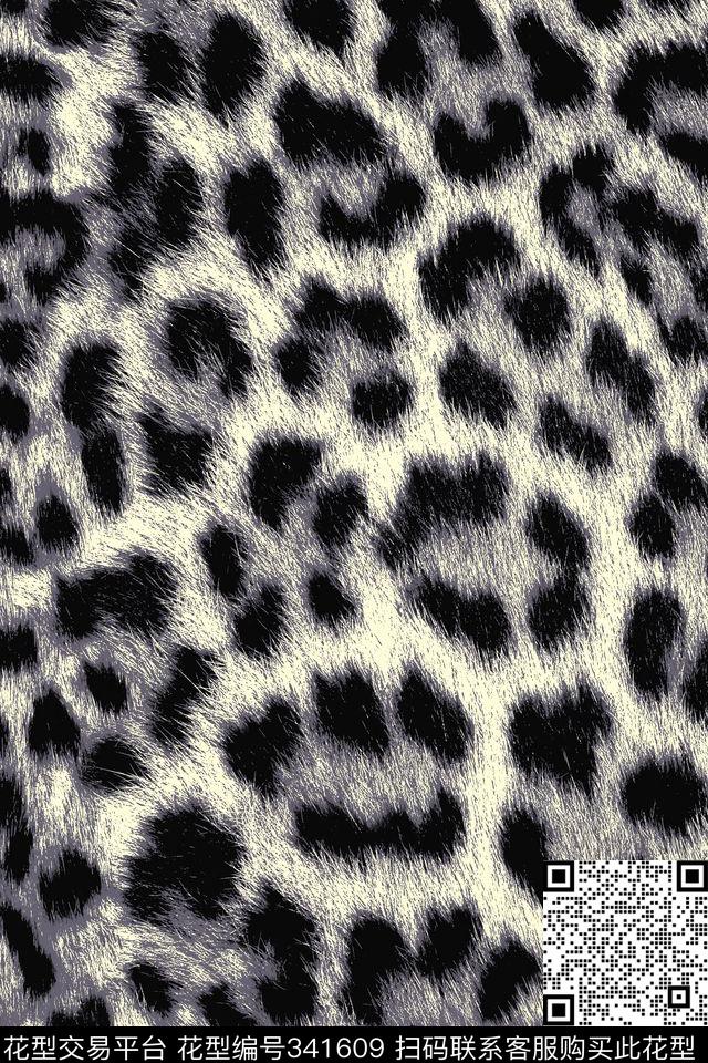 动物纹数码印花华亿平台下载（图片编号: 341609） - 瓦栏（Walan）