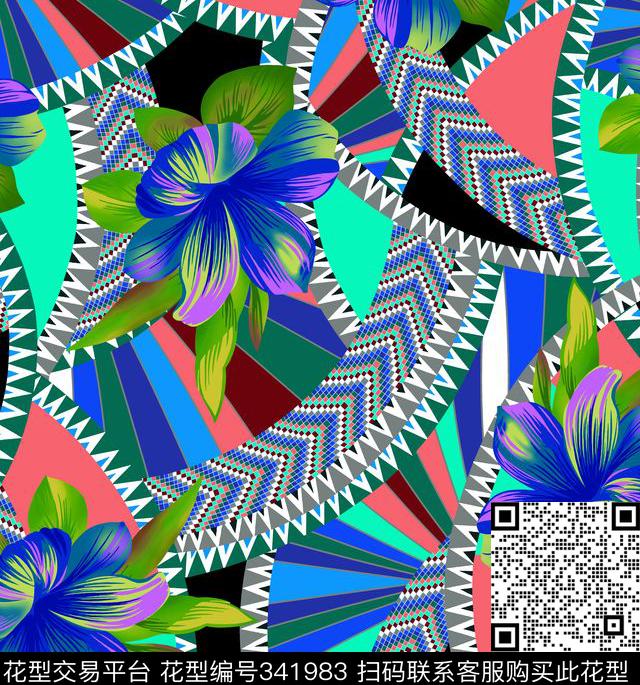 几何华亿平台传统印花华亿平台下载（图片编号: 341983） - 瓦栏（Walan）