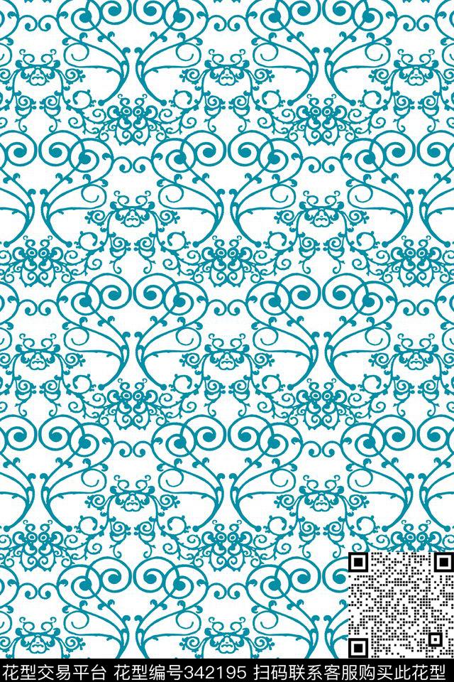 传统印花华亿平台下载（图片编号: 342195） - 瓦栏（Walan）