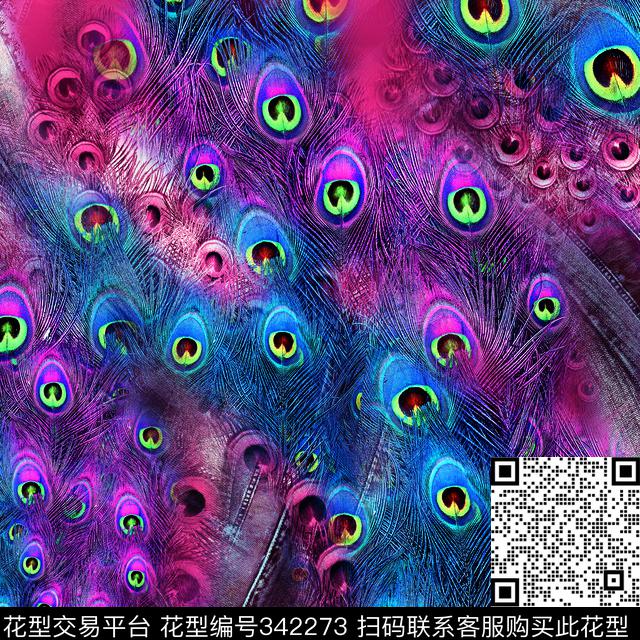 长巾方巾数码印花华亿平台下载（图片编号: 342273） - 瓦栏（Walan）