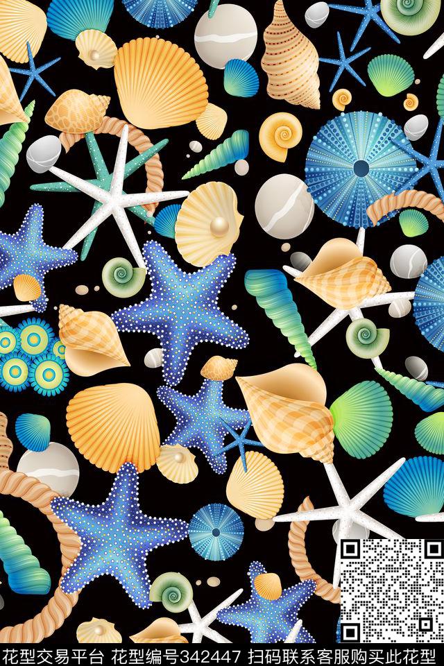 抽象数码印花华亿平台下载（图片编号: 342447） - 瓦栏（Walan）