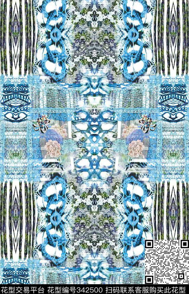 地毯云纹欧美数码印花华亿平台下载（图片编号: 342500） - 瓦栏（Walan）